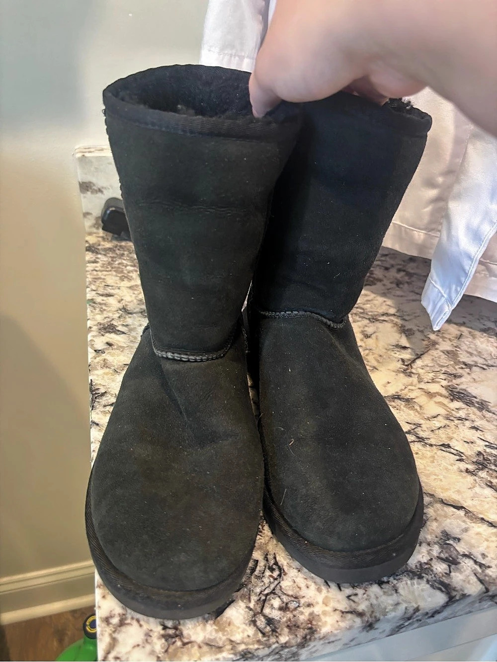 UGG Australia Black Classic Short Suede Style Winter Boots